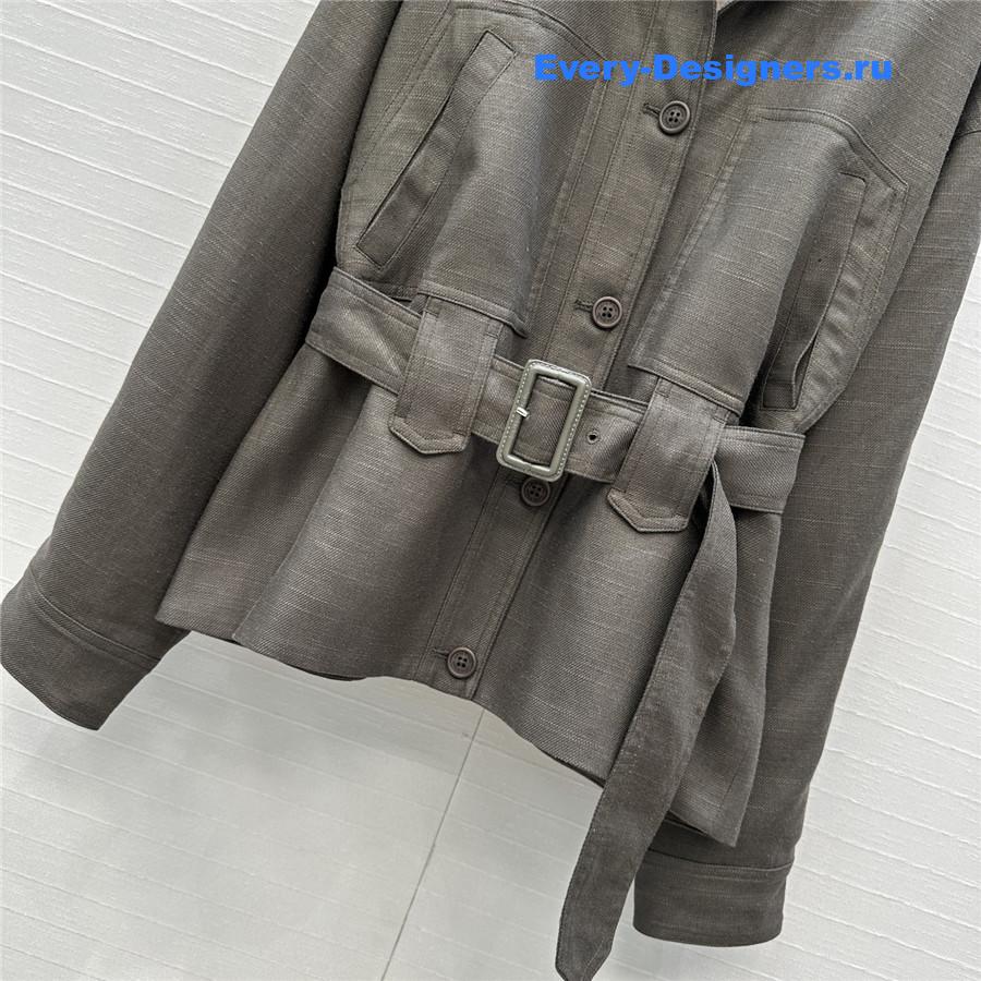 L0r0 P1ana gray linen jacket