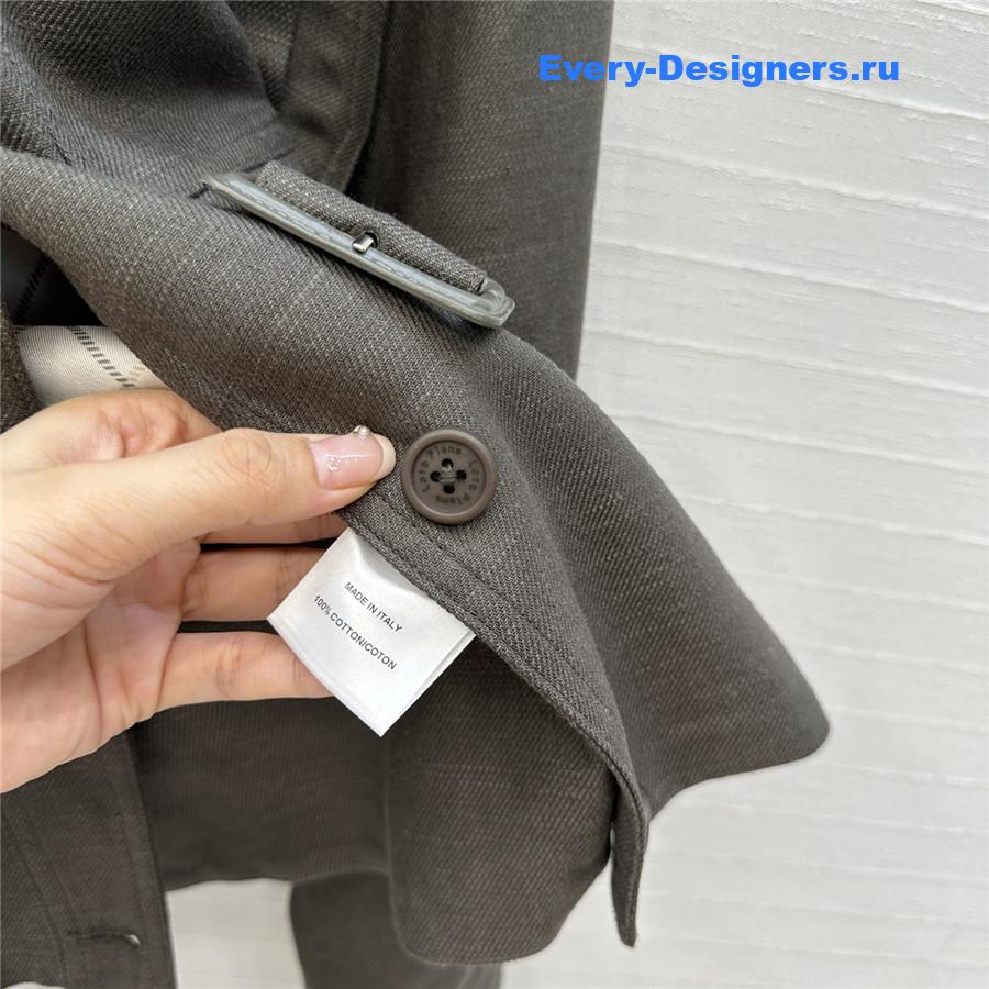 L0r0 P1ana gray linen jacket