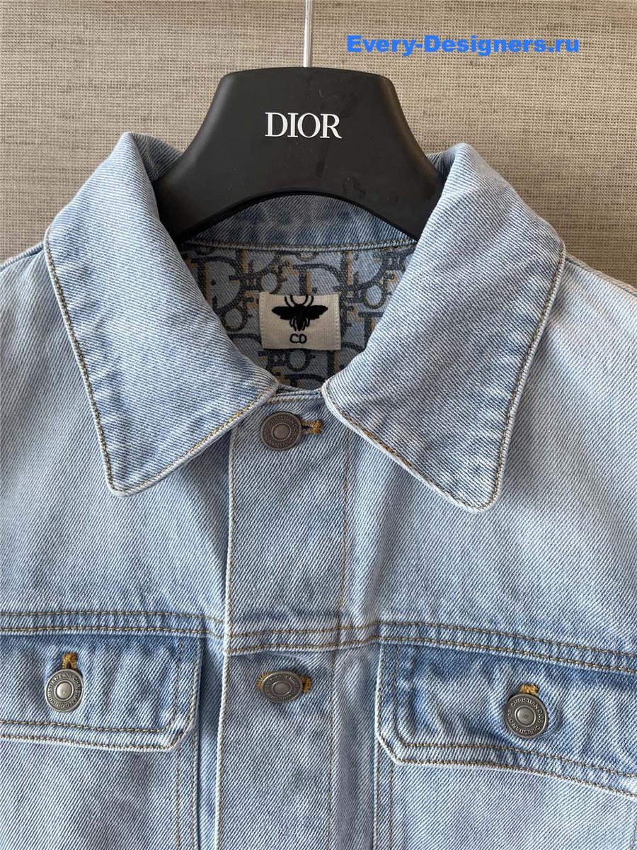 D10r D10riviera light blue stonewashed denim jacket