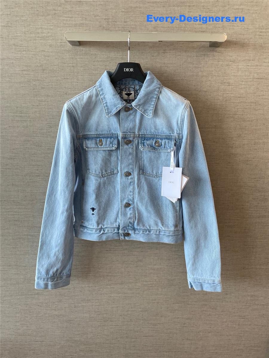D10r D10riviera light blue stonewashed denim jacket
