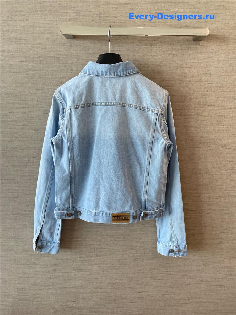 D10r D10riviera light blue stonewashed denim jacket