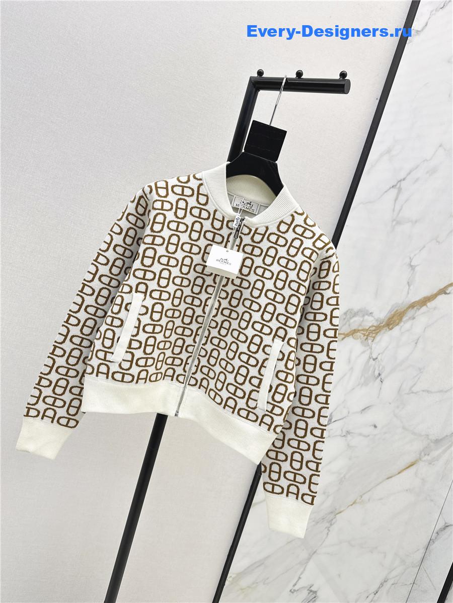 H**me5 white baseball jacket