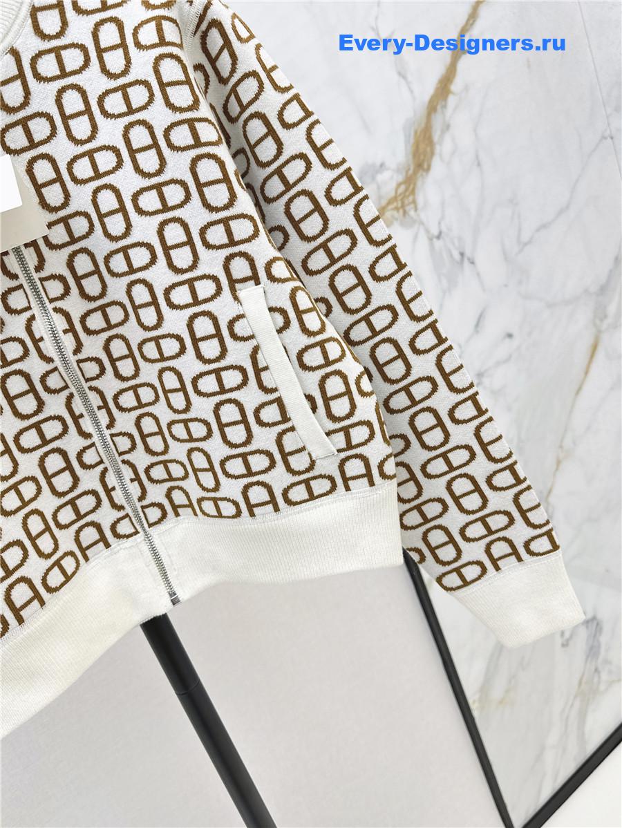 H**me5 white baseball jacket