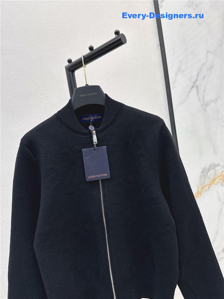 l0vis Vvtt0n black baseball jacket