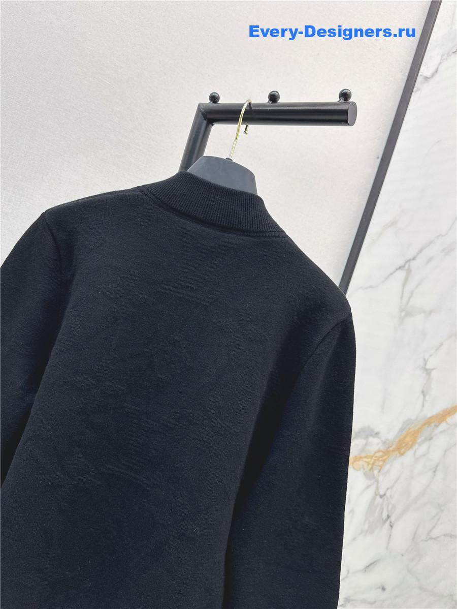 l0vis Vvtt0n black baseball jacket