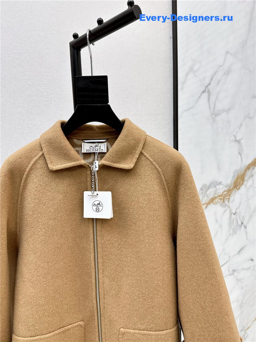 H**me5 double cashmere long coat