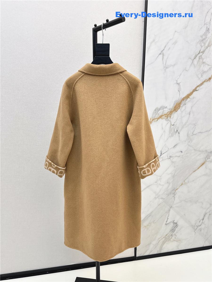H**me5 double cashmere long coat