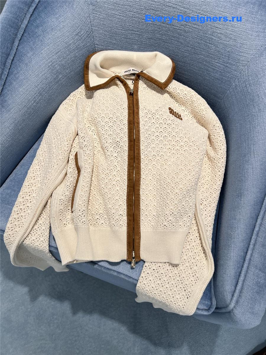 Miu Miu Crochet Cardigan