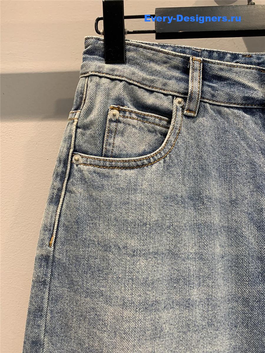 L0ew* anagram cropped jeans