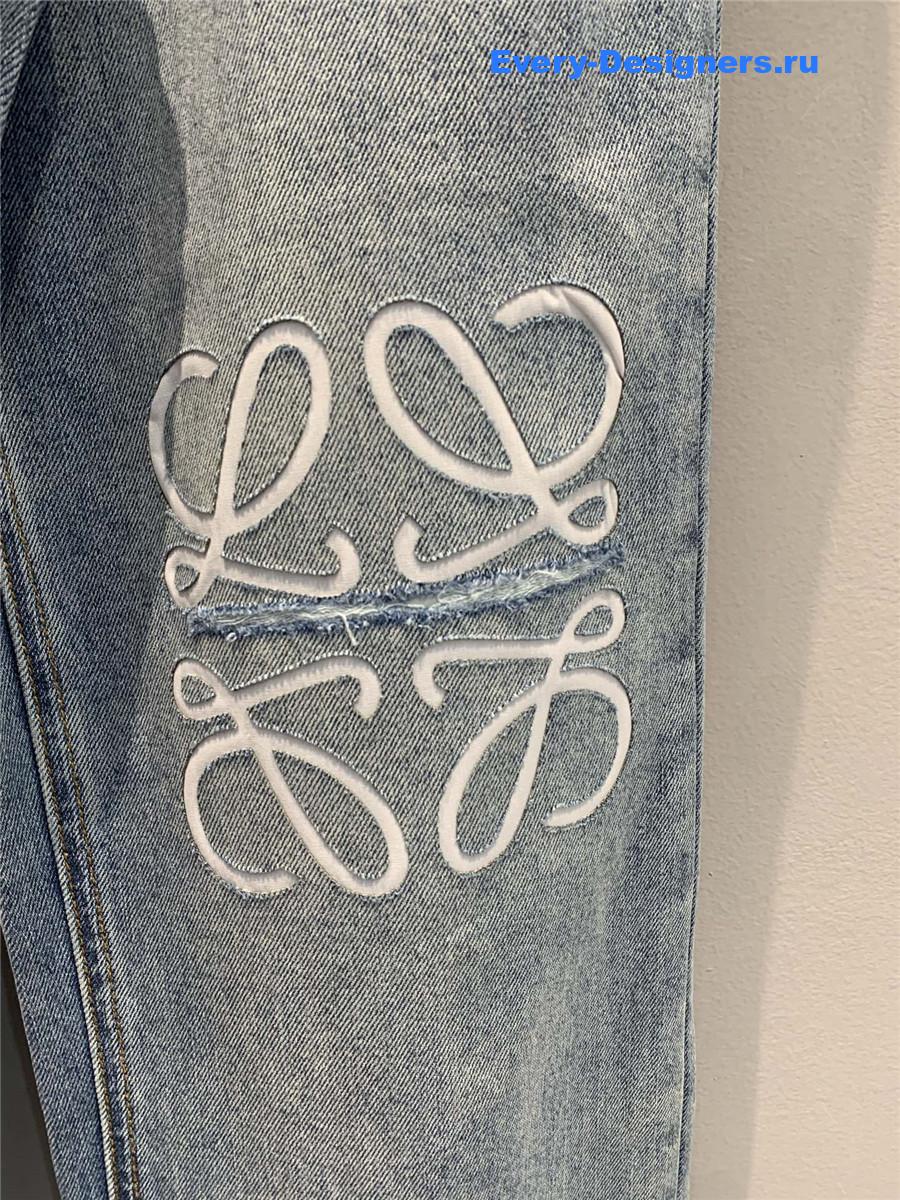L0ew* anagram cropped jeans