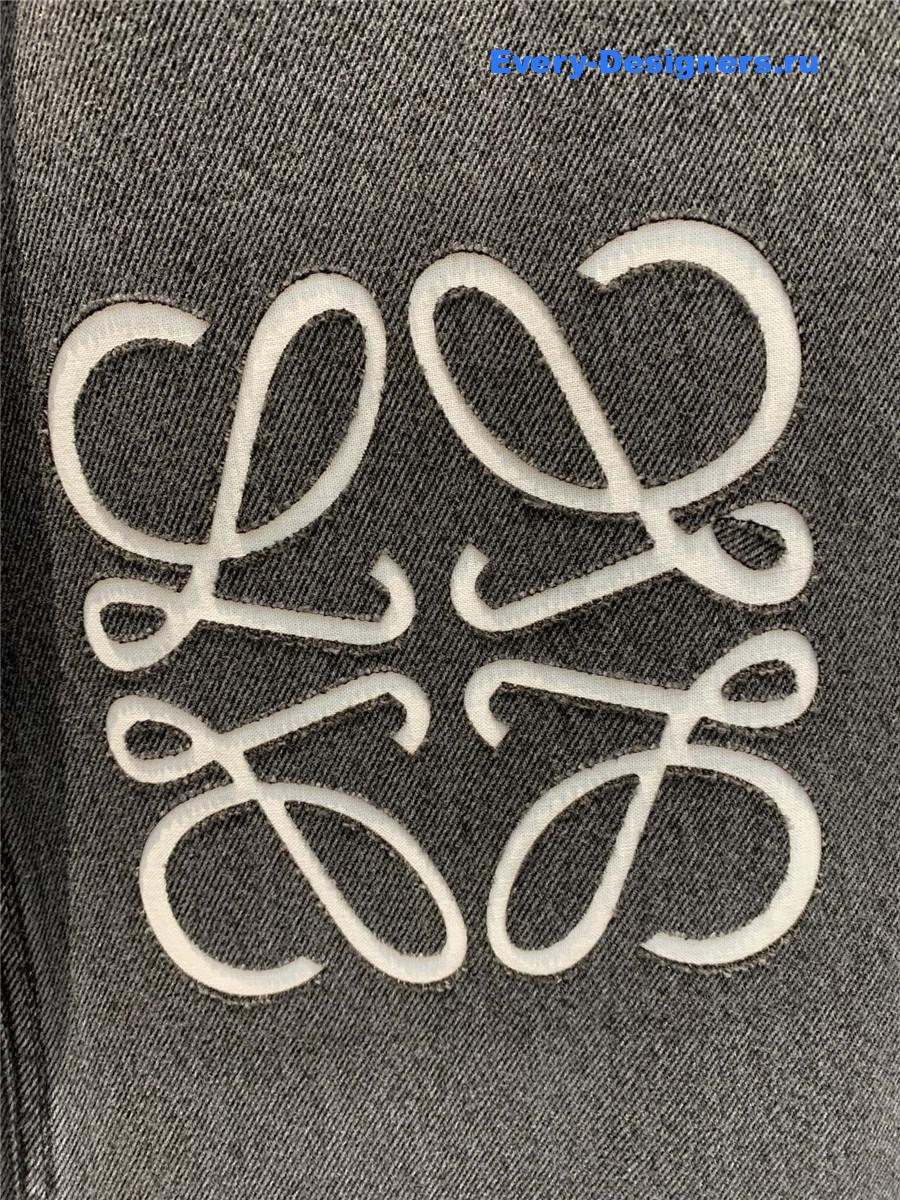 L0ew* dark gray anagram jeans