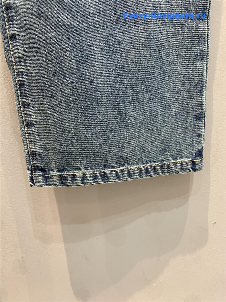 Pra*a blue wide leg jeans