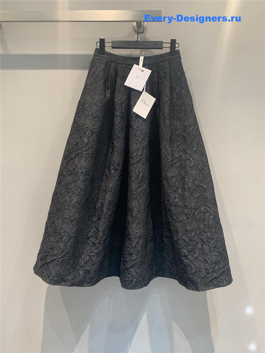 D10r vintage pleated maxi skirt