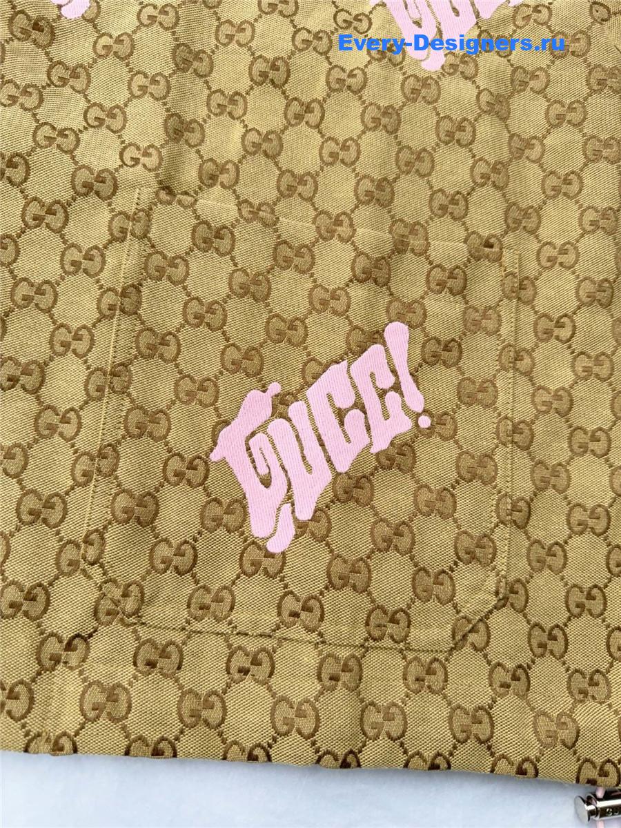 Gvc*1 embroidered canvas jacket