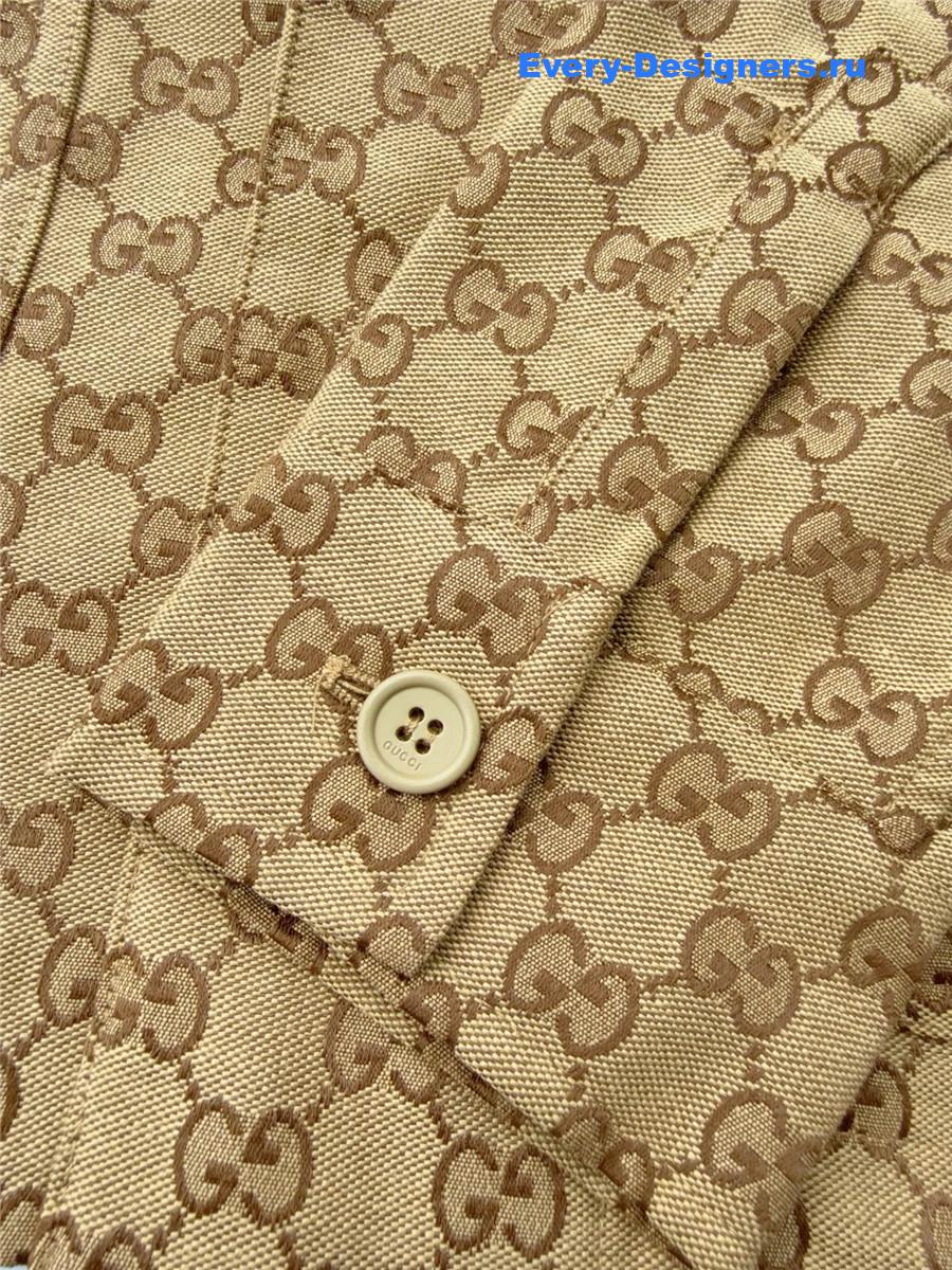 Gvc*1 embroidered canvas jacket