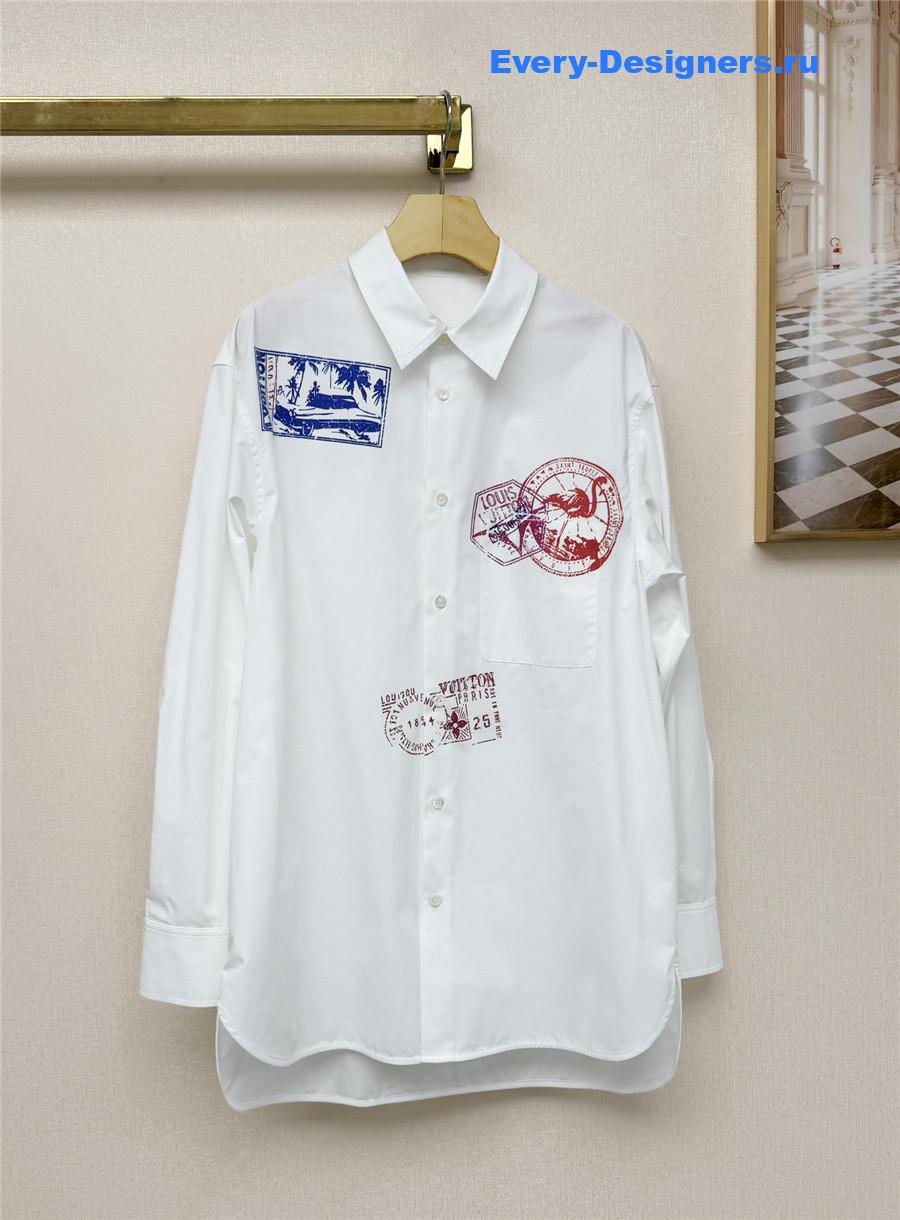 l0vis Vvtt0n travel stamp shirt