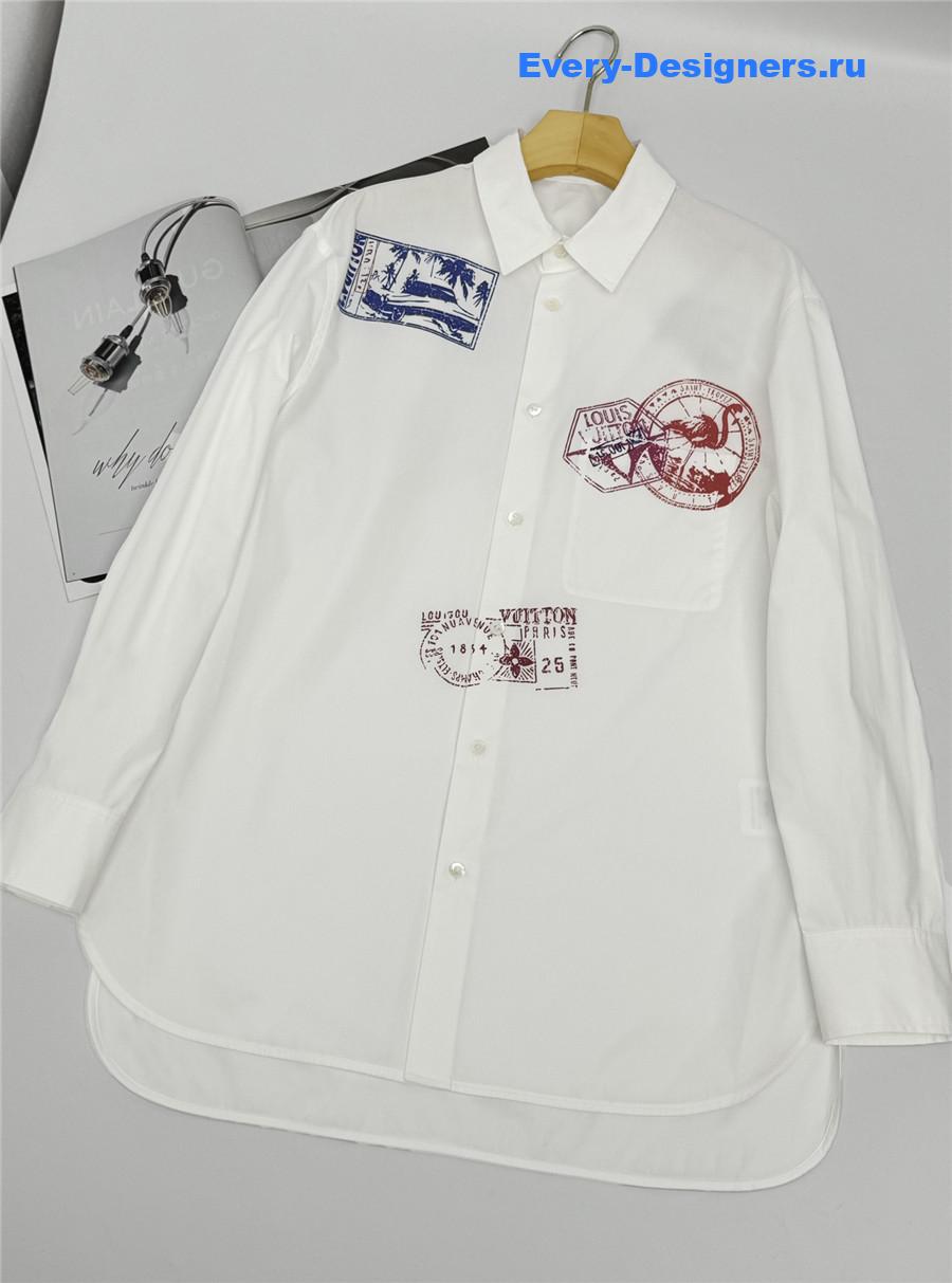 l0vis Vvtt0n travel stamp shirt