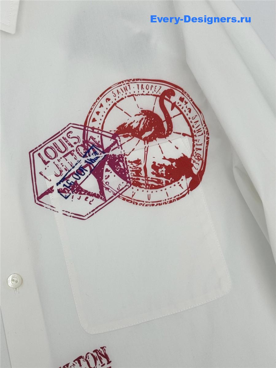 l0vis Vvtt0n travel stamp shirt