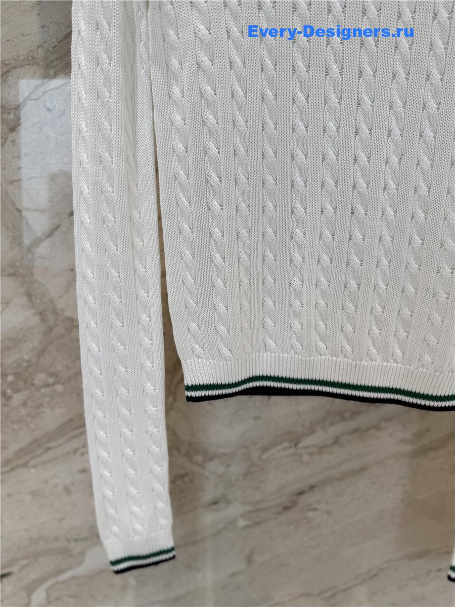 D10r vibe embroidered knit sweater