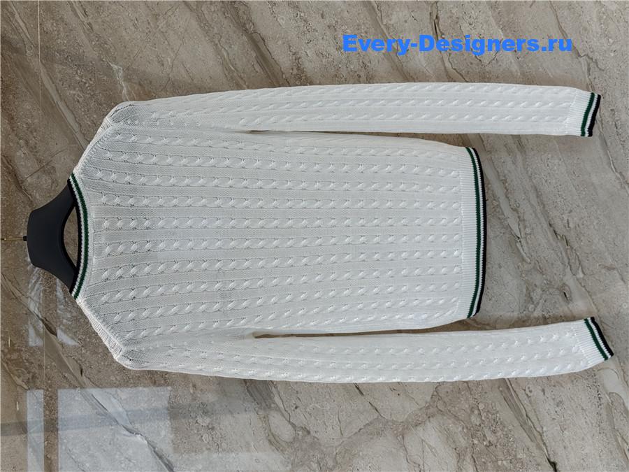 D10r vibe embroidered knit sweater