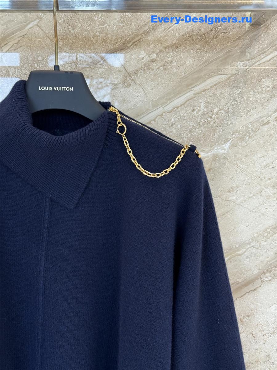 l0vis Vvtt0n twist collar pullover