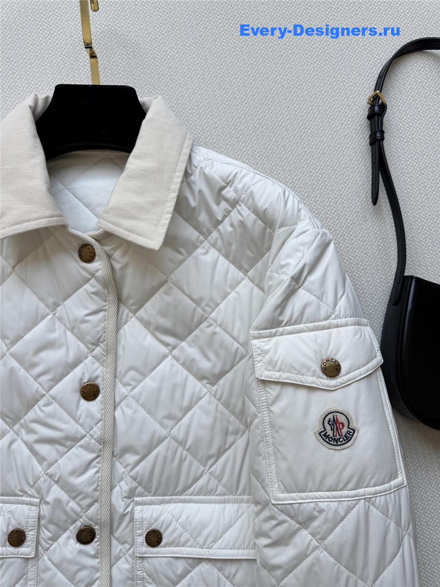 moncler D1am0nd-quilted padded chitre shirt jacket