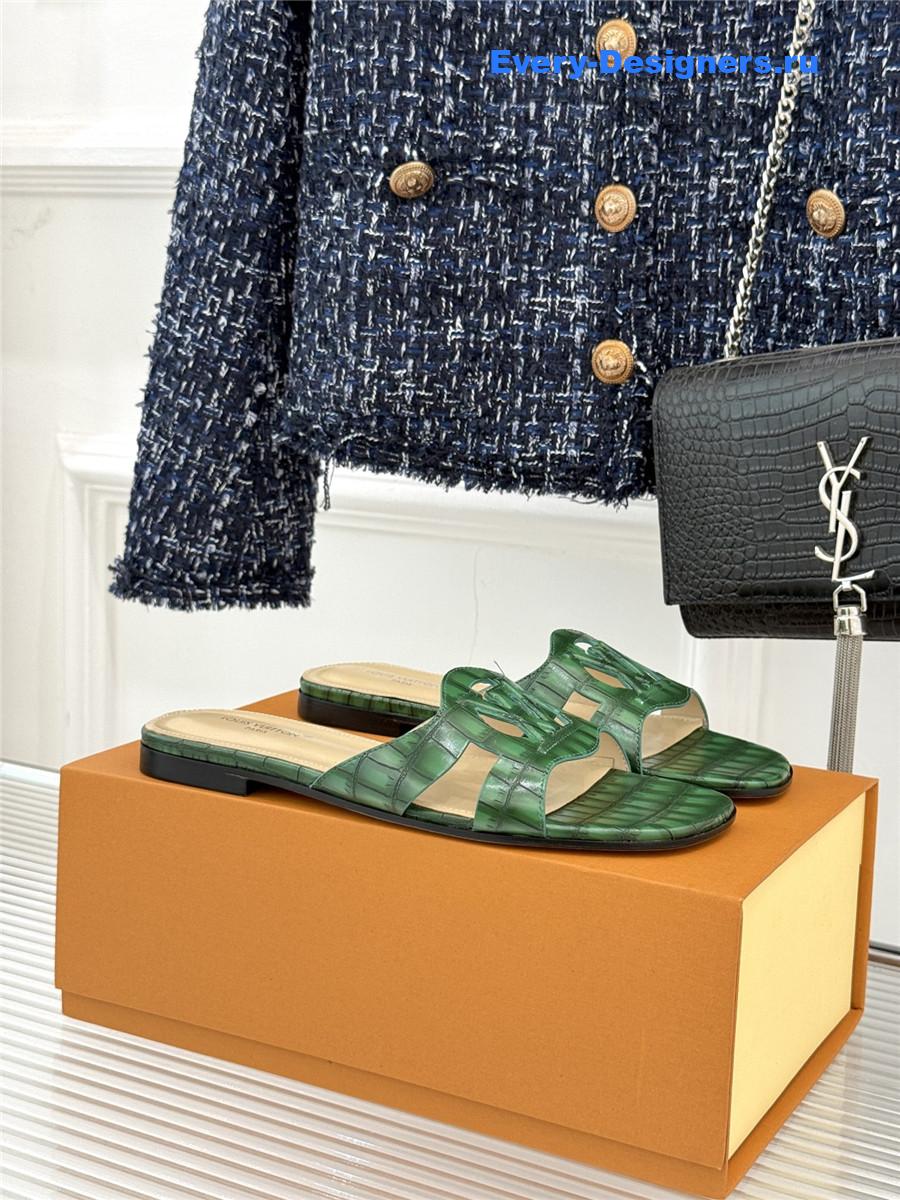 l0vis Vvtt0n lv isola green mules