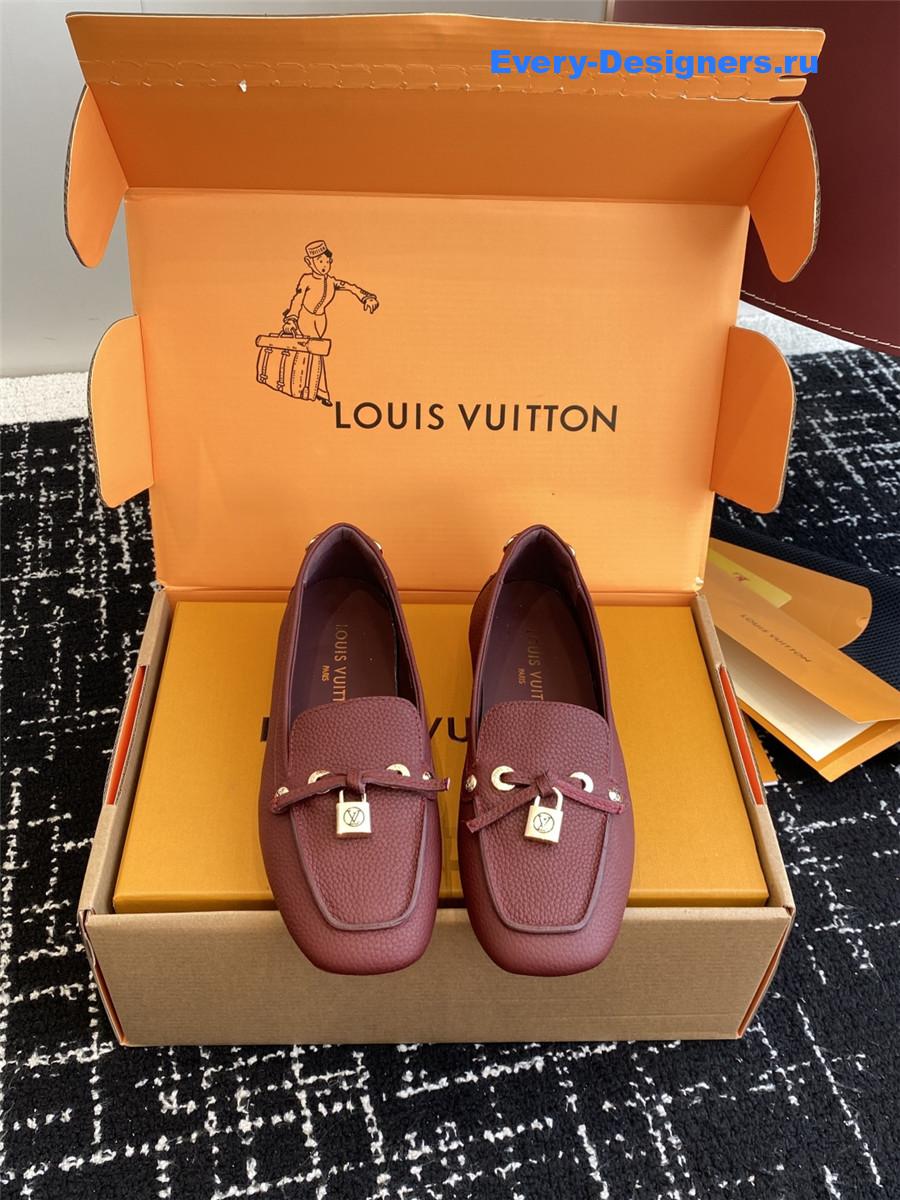 l0vis Vvtt0n gloria burgundy loafers