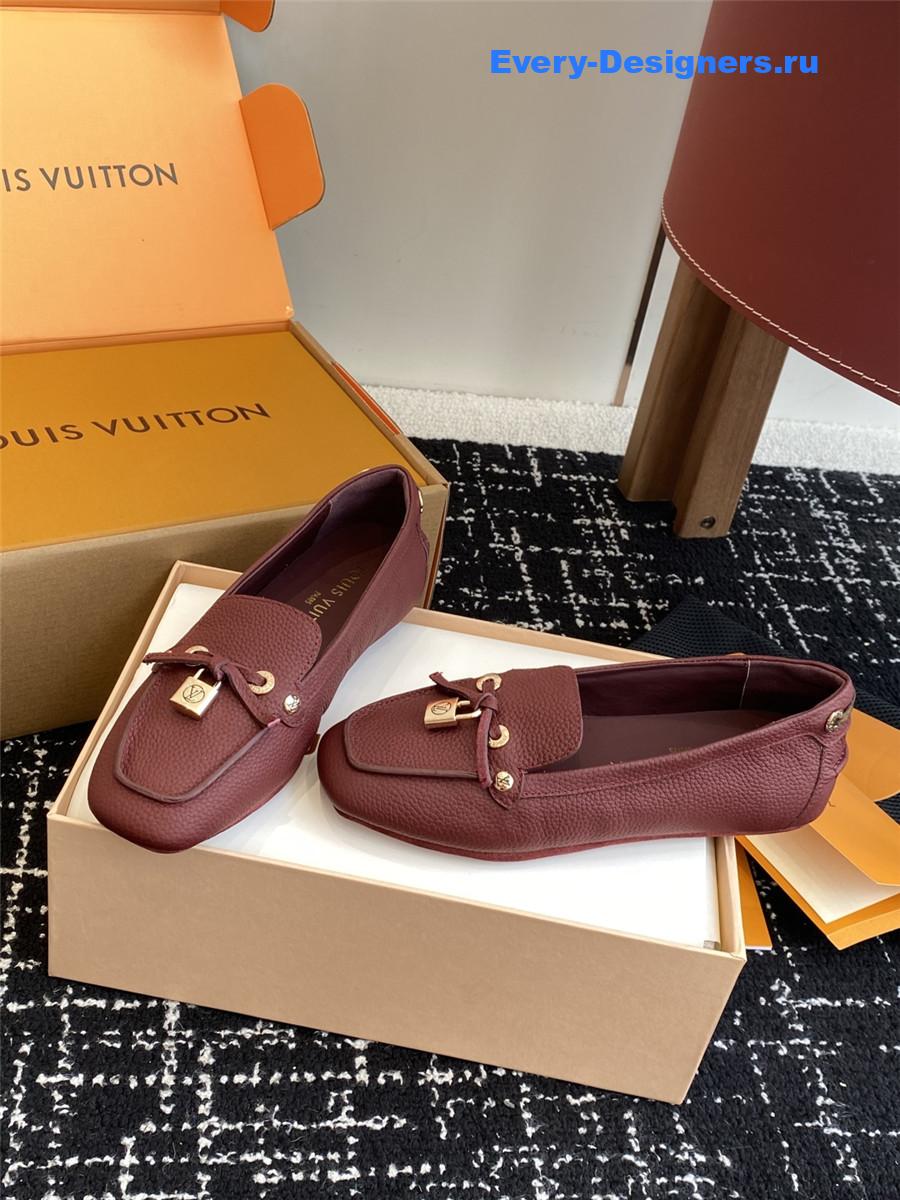 l0vis Vvtt0n gloria burgundy loafers