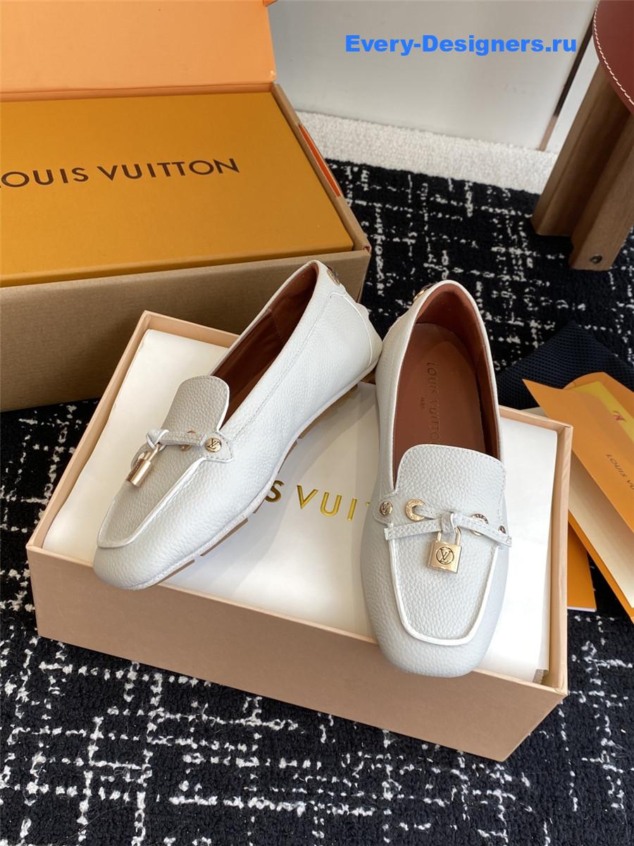 l0vis Vvtt0n gloria white loafers