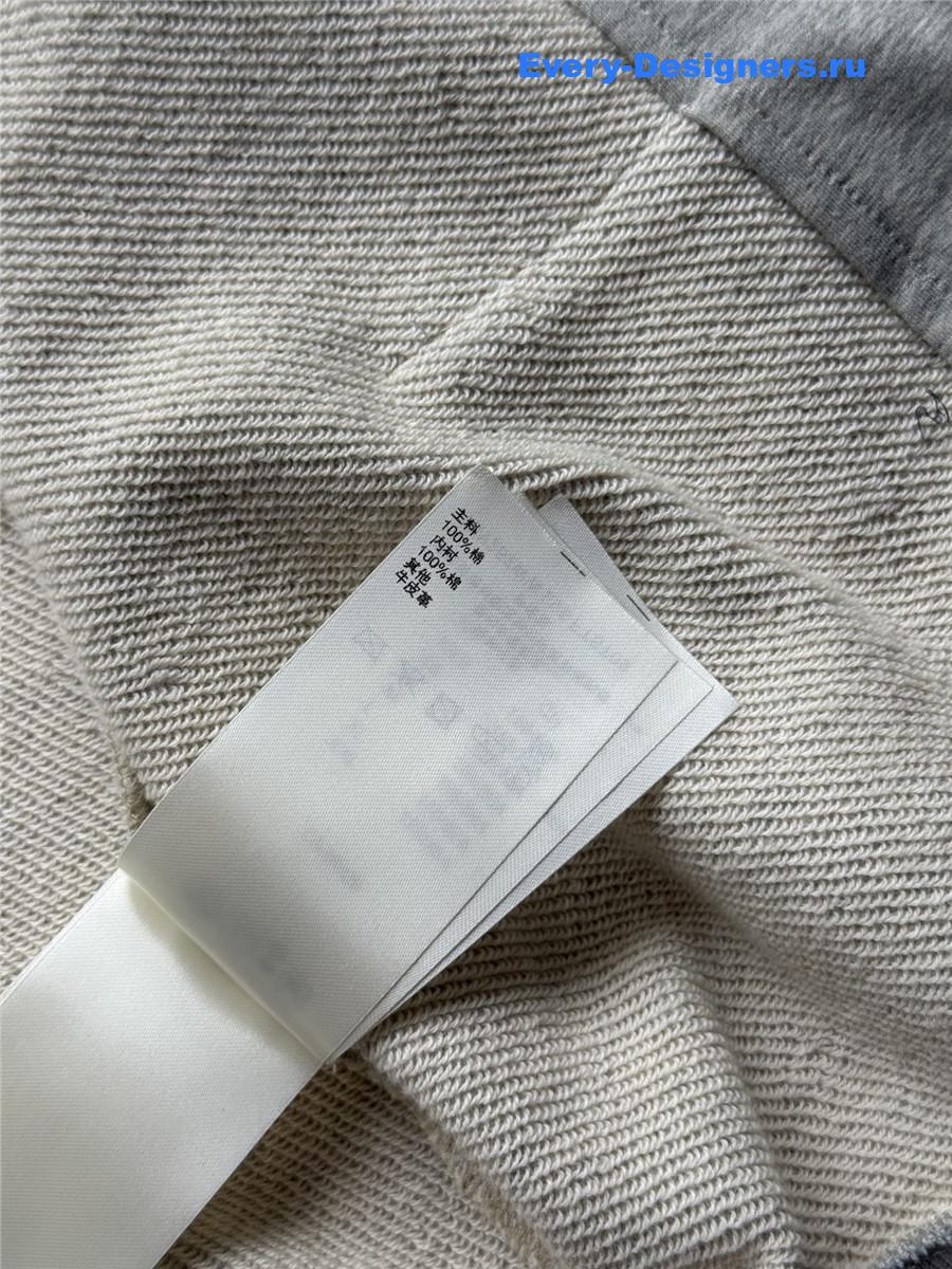 l0vis Vvtt0n gray leather accent hoodie