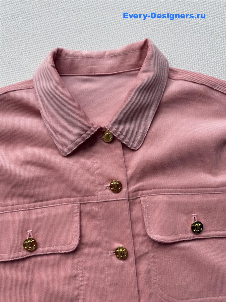 Ce1i*e pink corduroy jacket