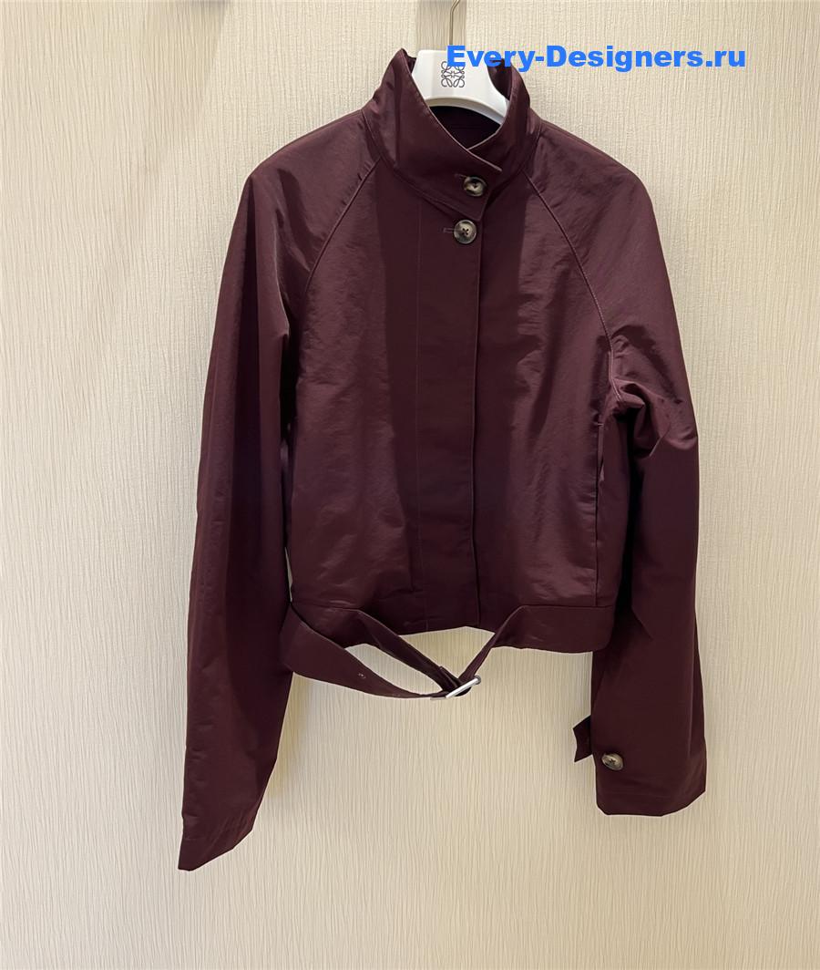 L0ew* lamb skin bomber jacket