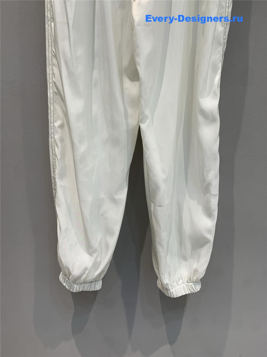 Ch**el cream white cuff pants