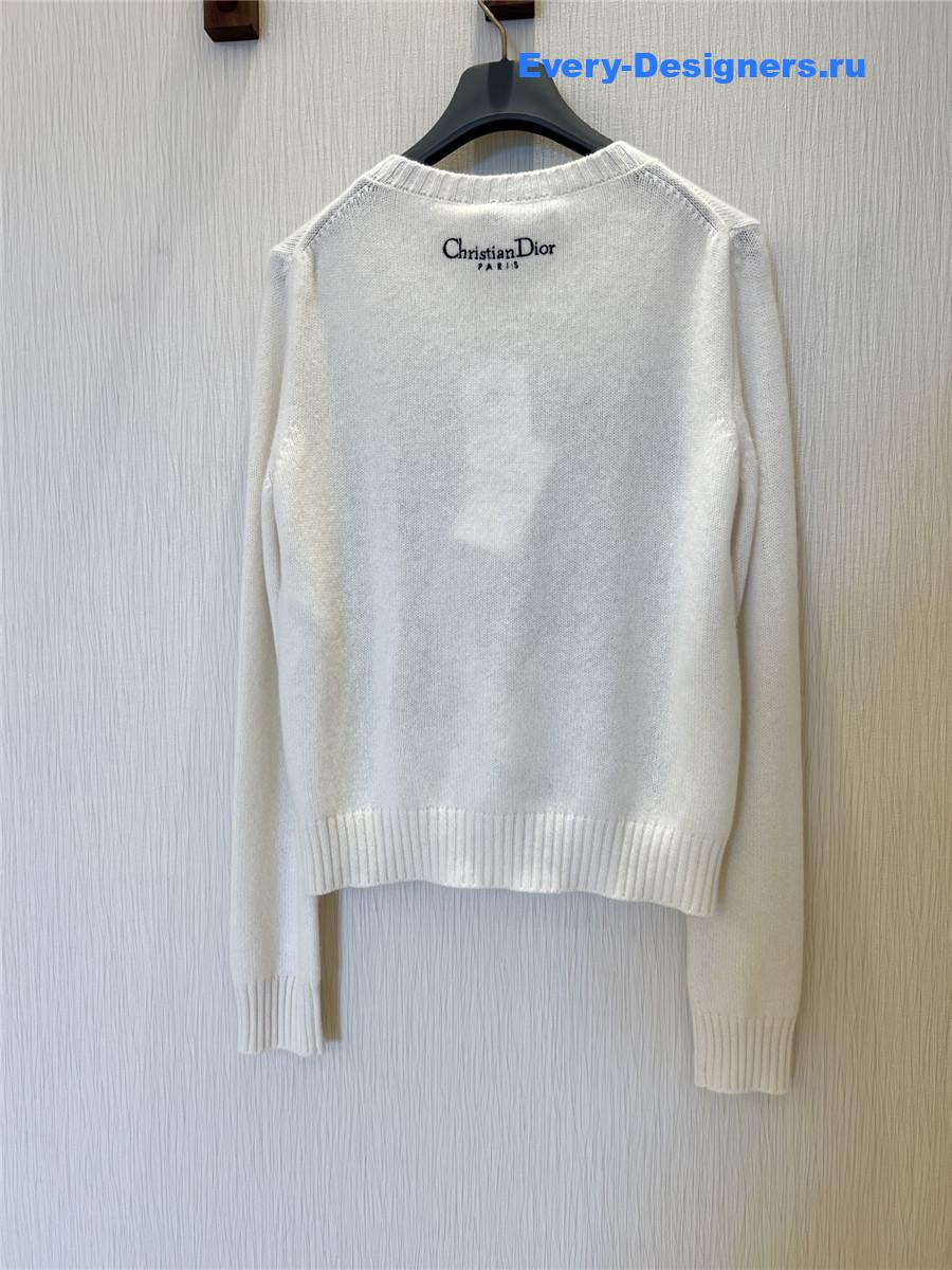 D10r souvenir embroidered cashmere sweater