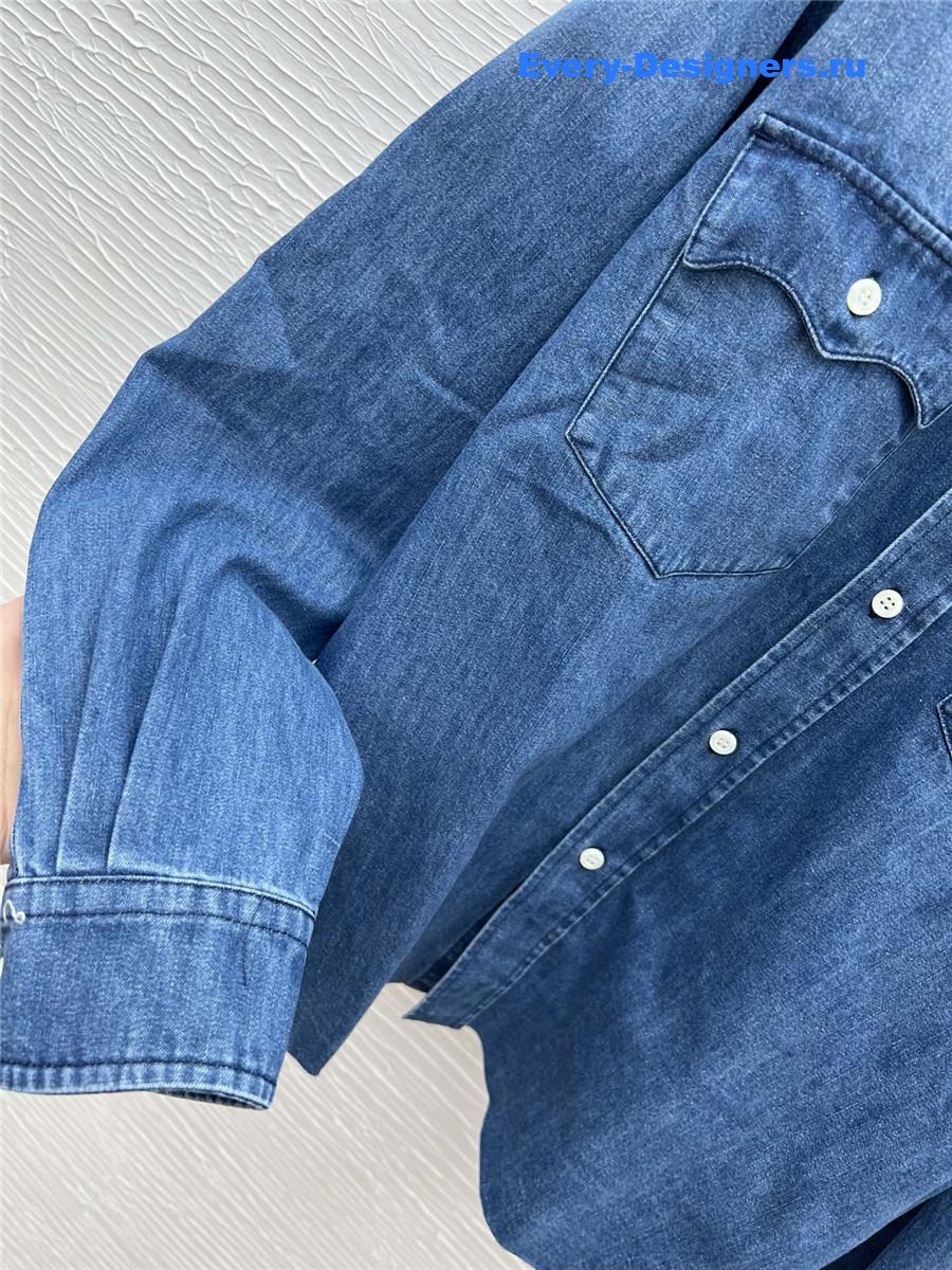 Miu Miu Women’s Chambray Denim Shirt