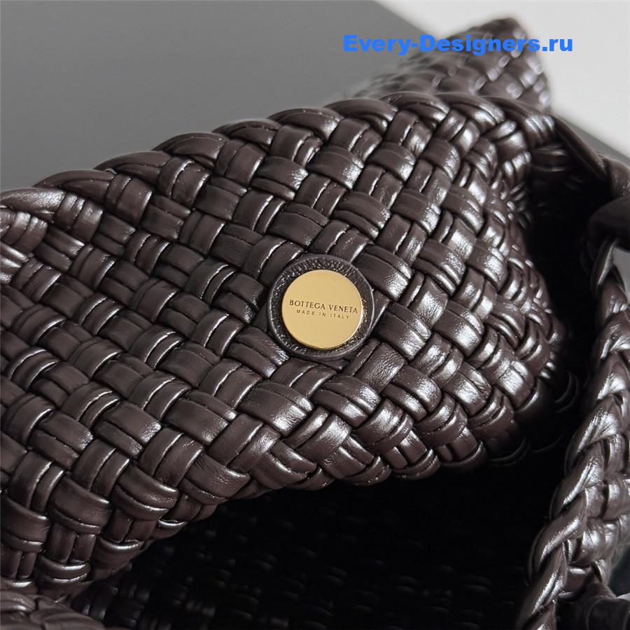 b0tt*ga Ven*ta tosca intreccio leather shoulder bag