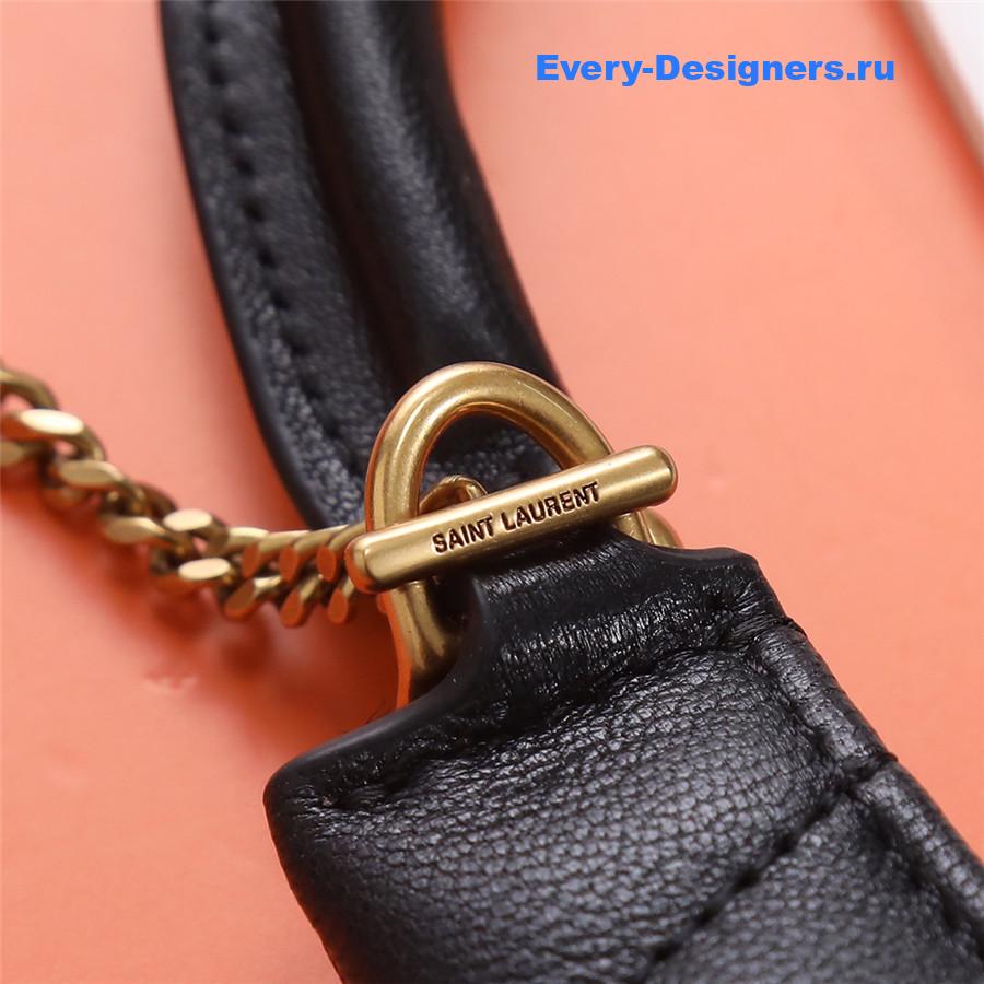 Sa1nt Lau*nt sade shoulder bag in black