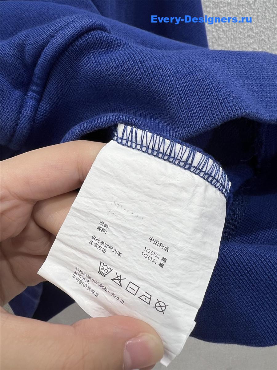 A1exa*der wang blue bubble-logo hoodie