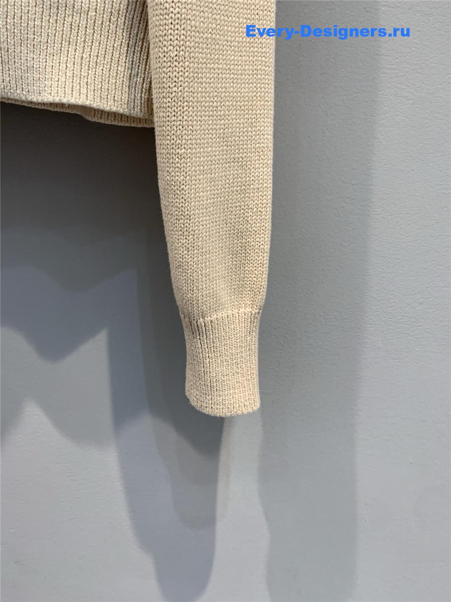 H**me5 cashmere long-sleeve sweater