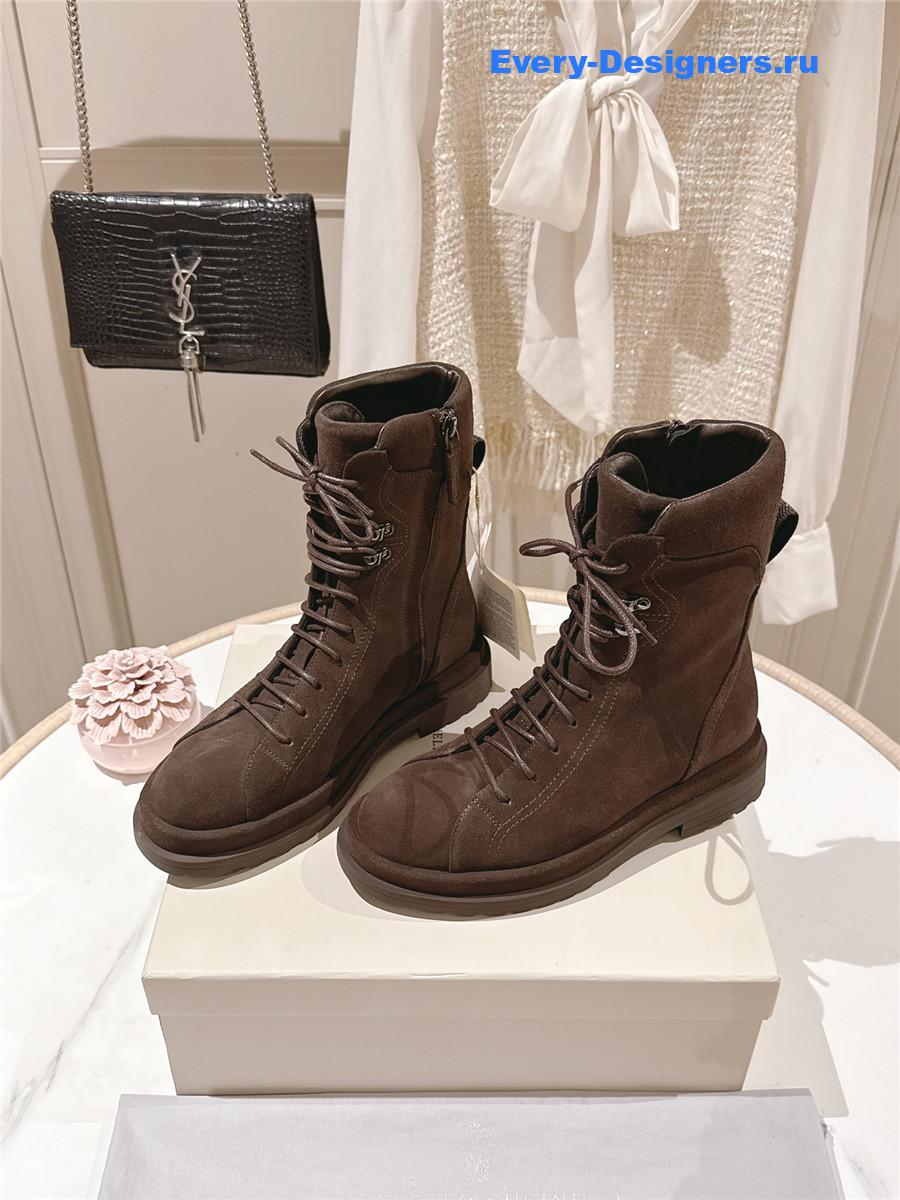 BC Bead-Embellished Suede Ankle Boots