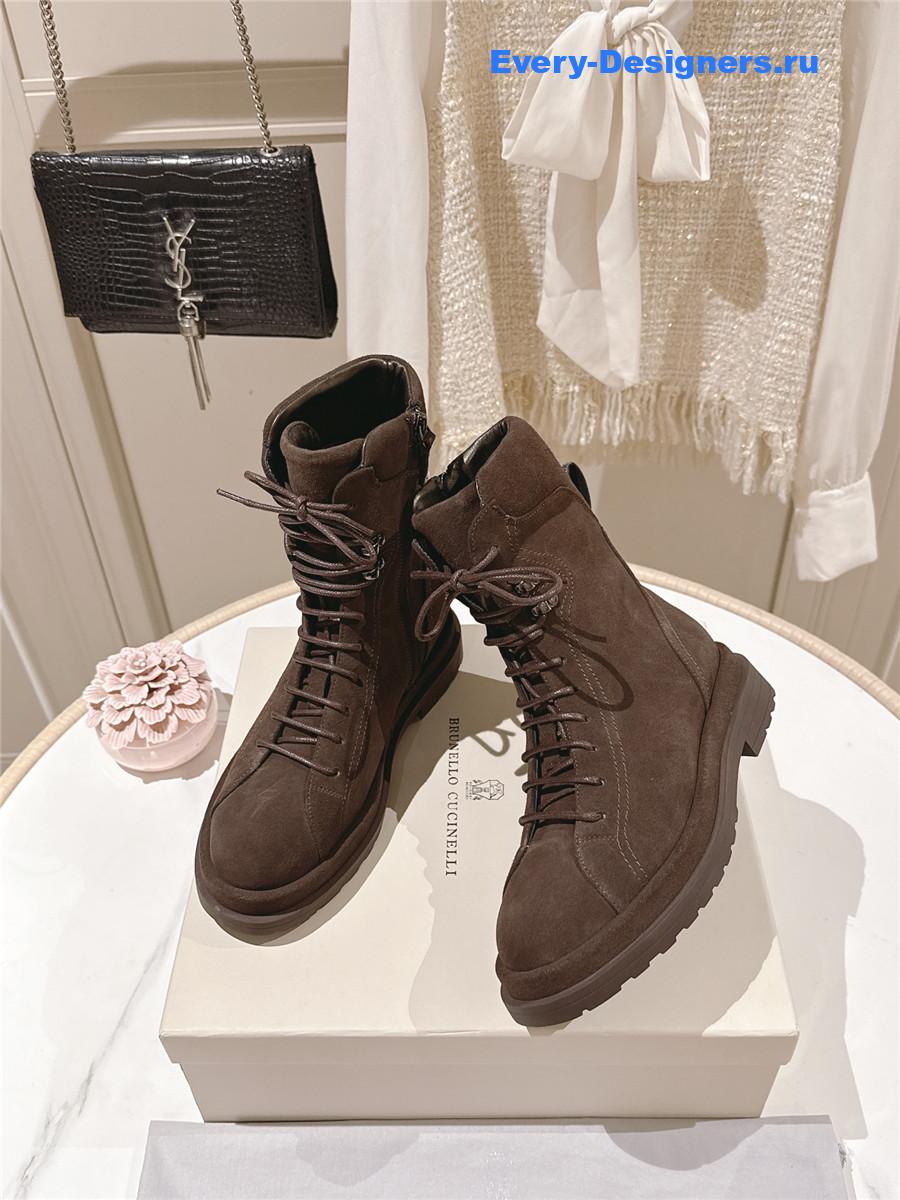 BC Bead-Embellished Suede Ankle Boots