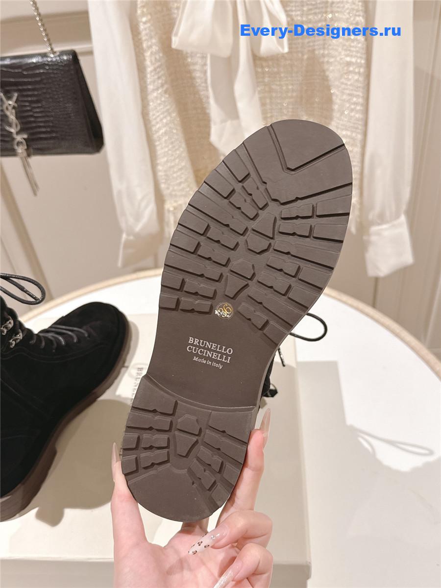 BC Bead-Embellished Black Suede Ankle Boots