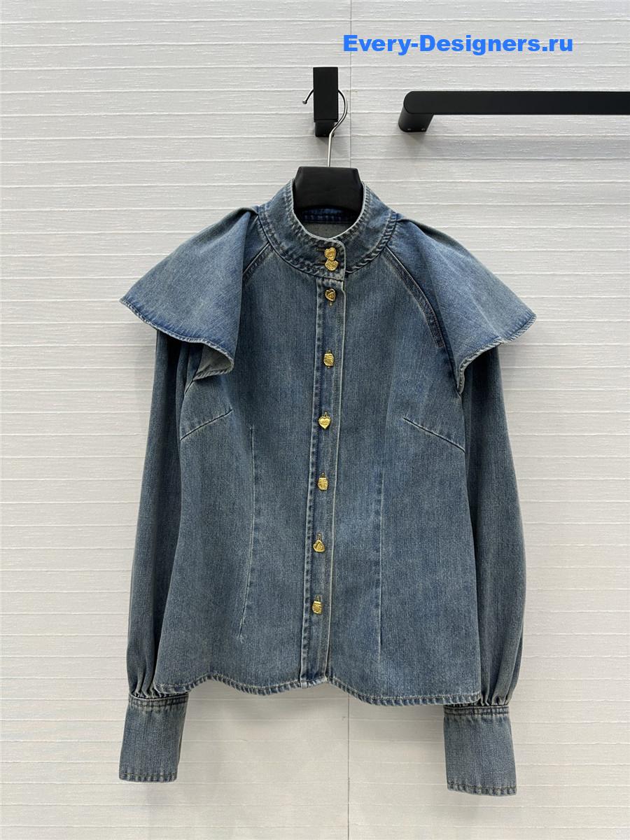 Zimm Blue Crush Denim Blouse