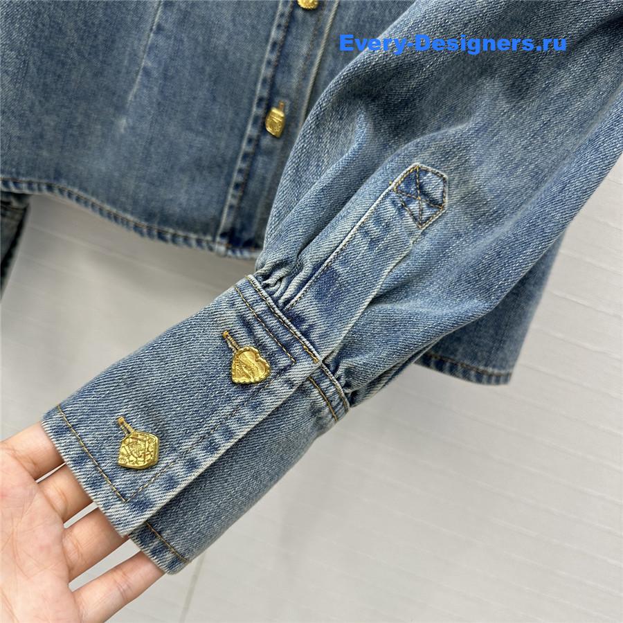Zimm Blue Crush Denim Blouse