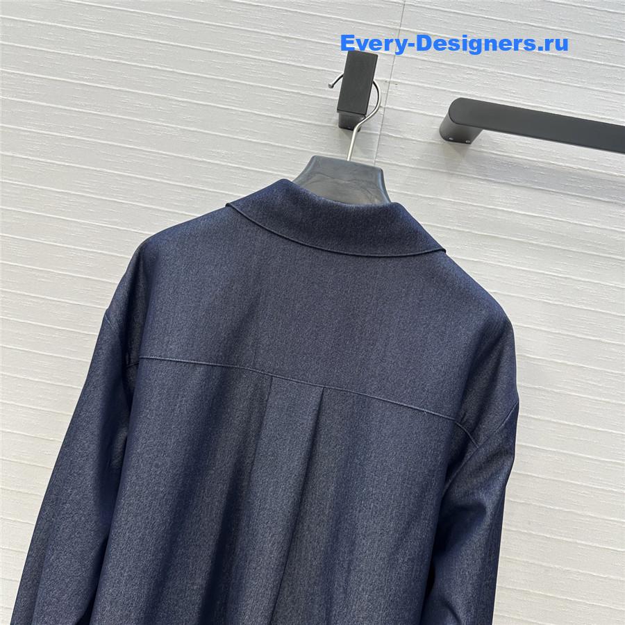 L0ew* shirt in cotton blue