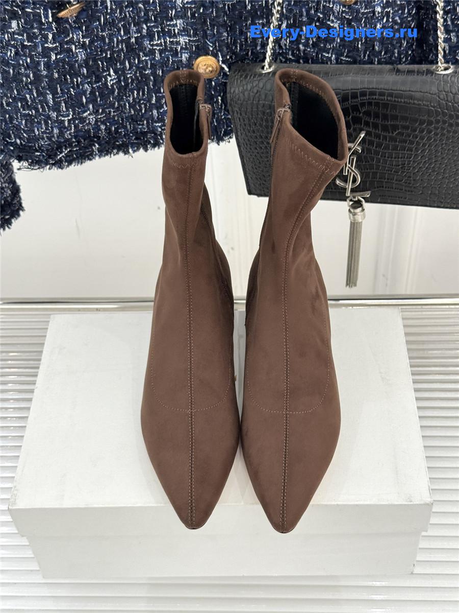 The R0w suede pointy toe boots