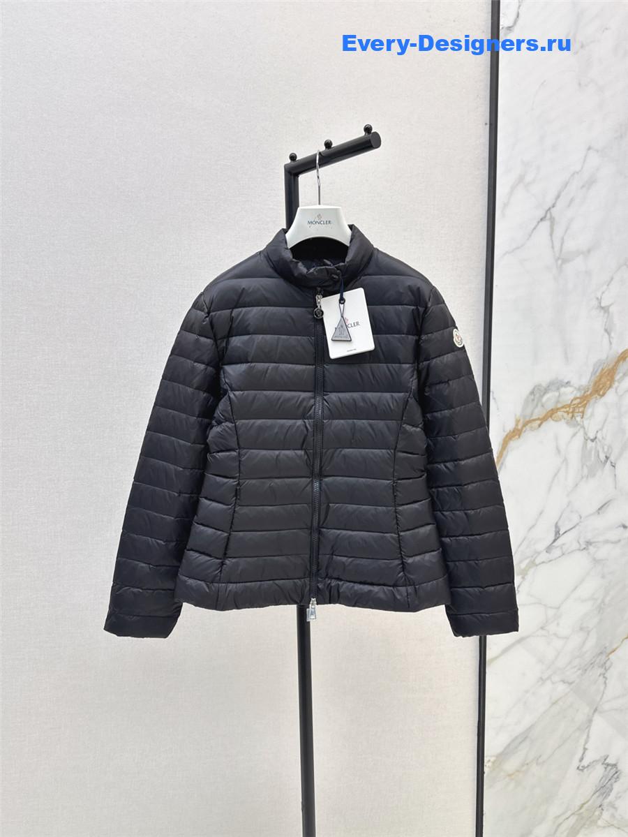 Moncler Black Abderos Short Down Jacket