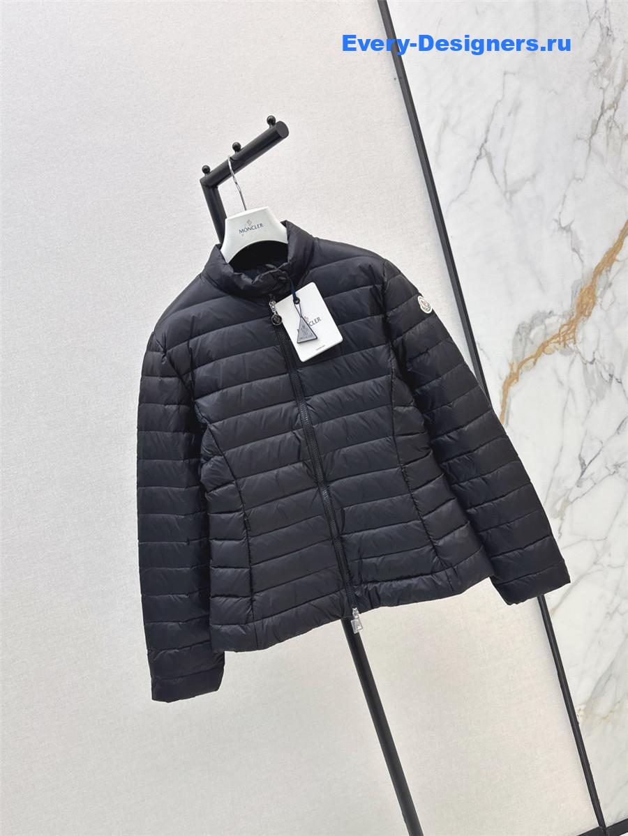 Moncler Black Abderos Short Down Jacket