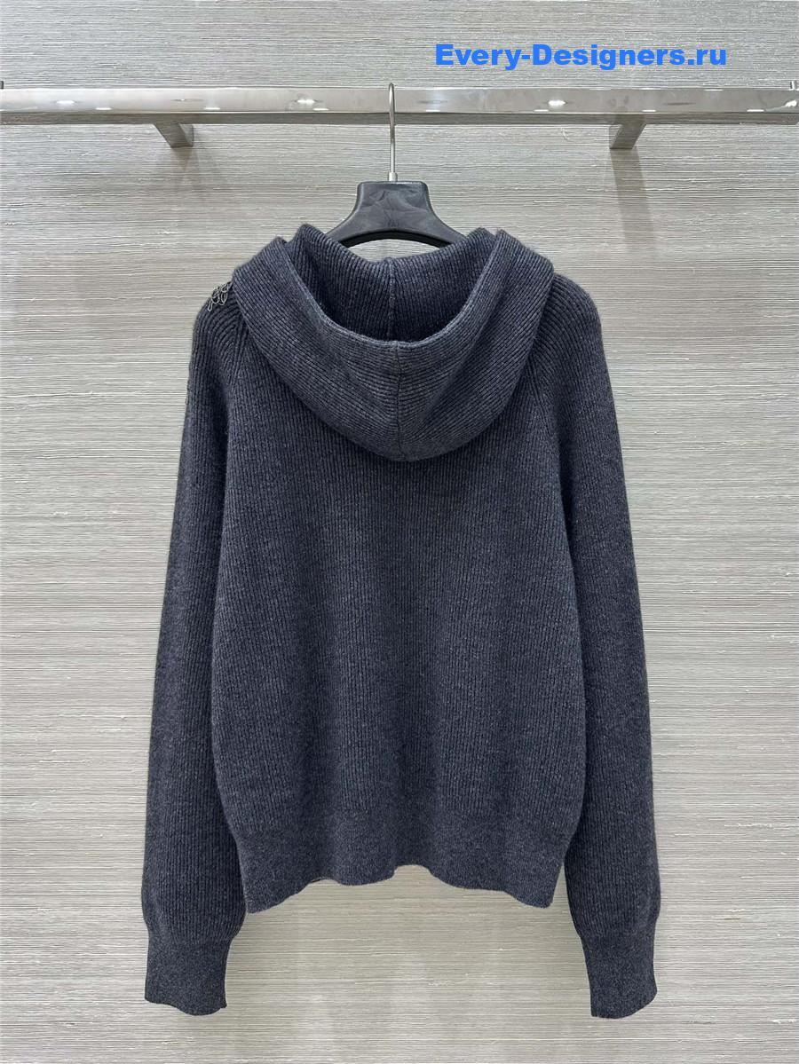 BC Dark Blue Cashmere Hooded Set